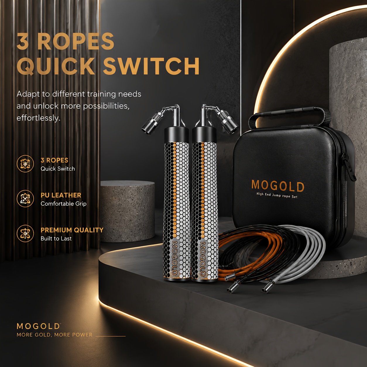 ឈុតខ្សែលោត MOGOLD ប្តូរទម្ងន់បាន